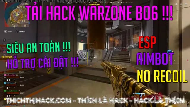 HACK COD WARZONE BO6 AN TOÀN - BẢN VERTEX V1: ESP AIMBOT NO RECOIL